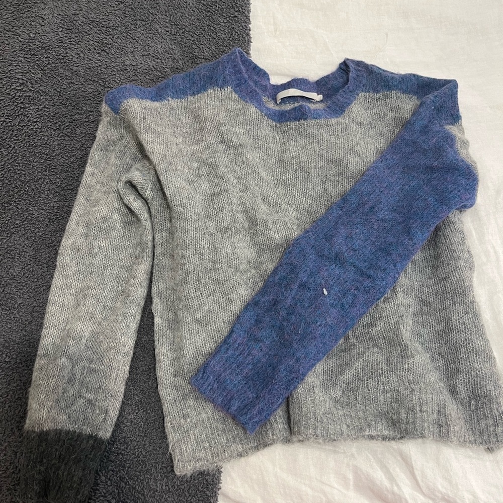 One Grey Day - Designer Crew Neck Sweater - M